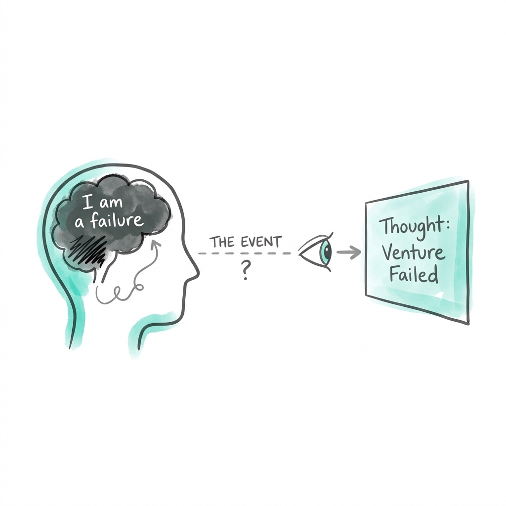 Identity decoupling from temporary thoughts